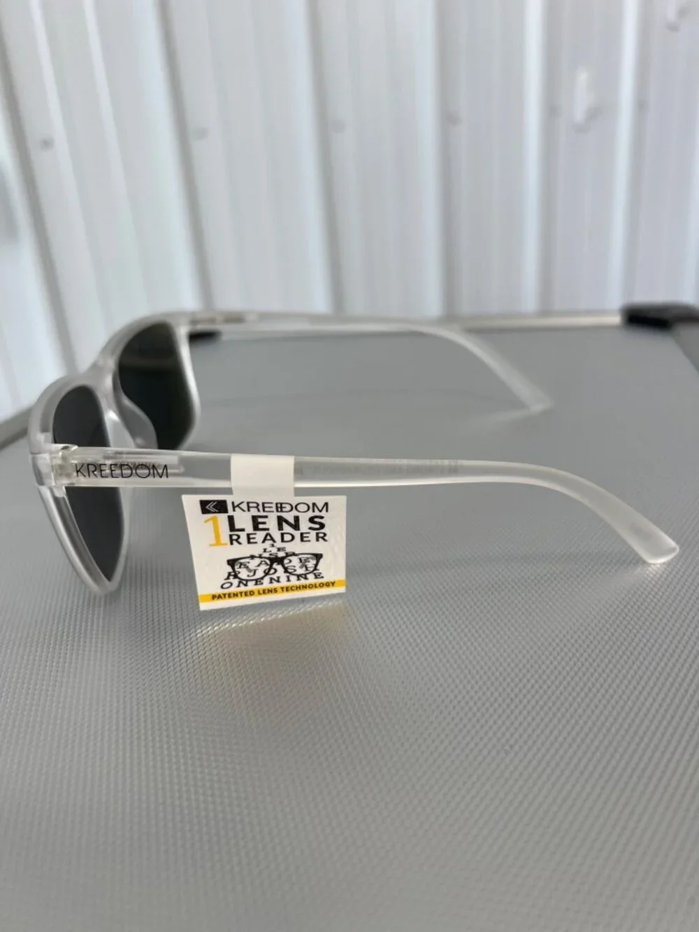 Kreedom Zion 1 Lens Reader Eyeglasses Patented Lens Technology Clear Frame NEW